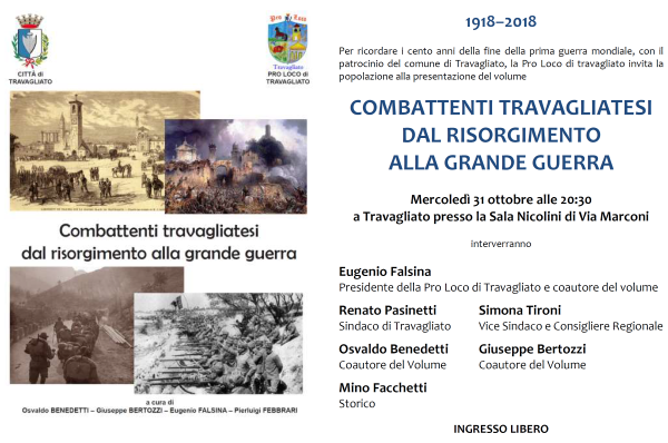 Presentazione del libro sui combattenti travagliatesi