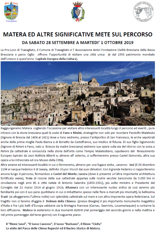 Gita a Matera