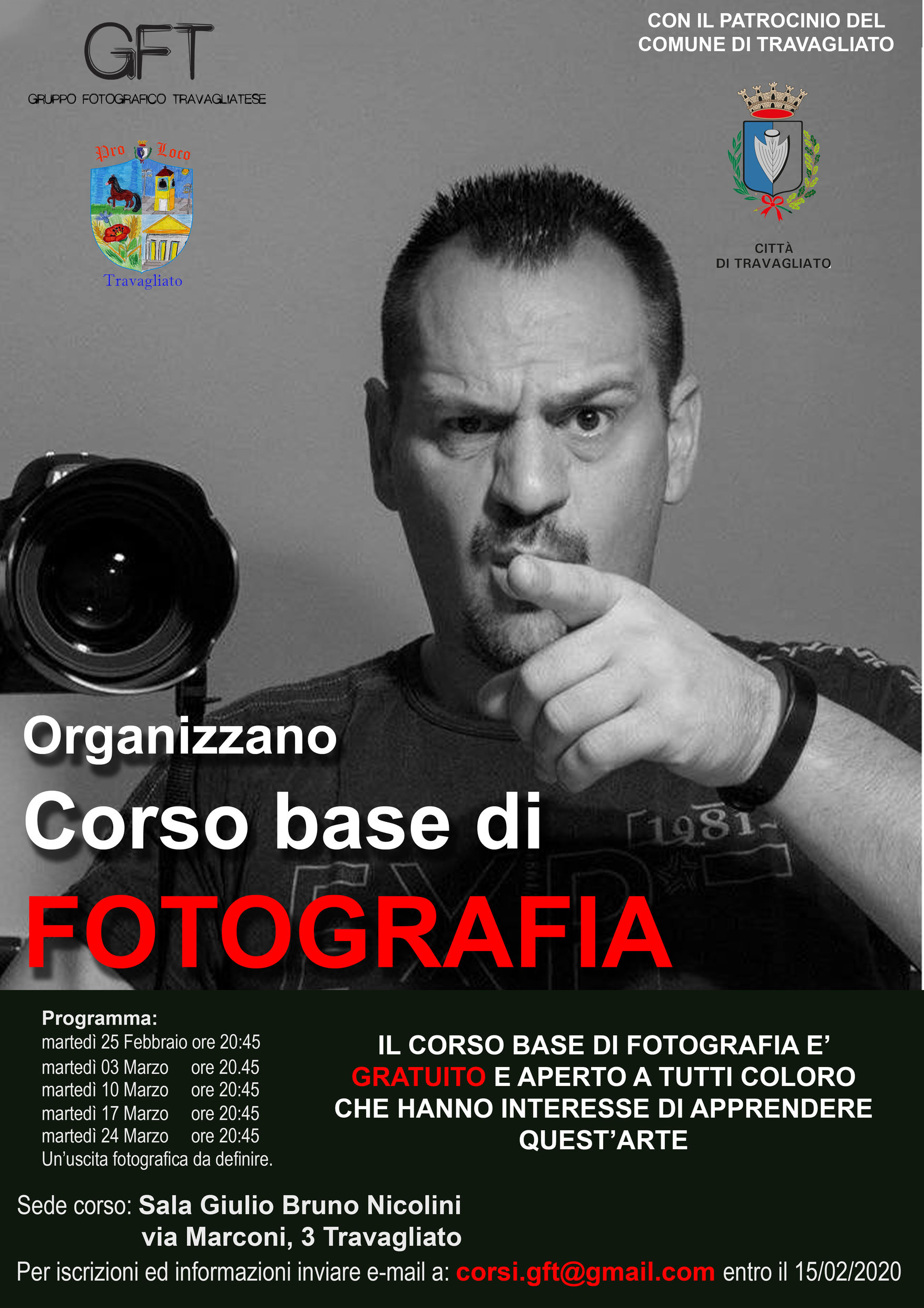 Corso base di fotografia