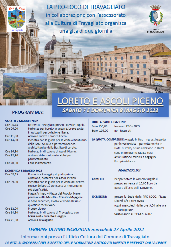 Gita a Loreto e Ascoli Piceno