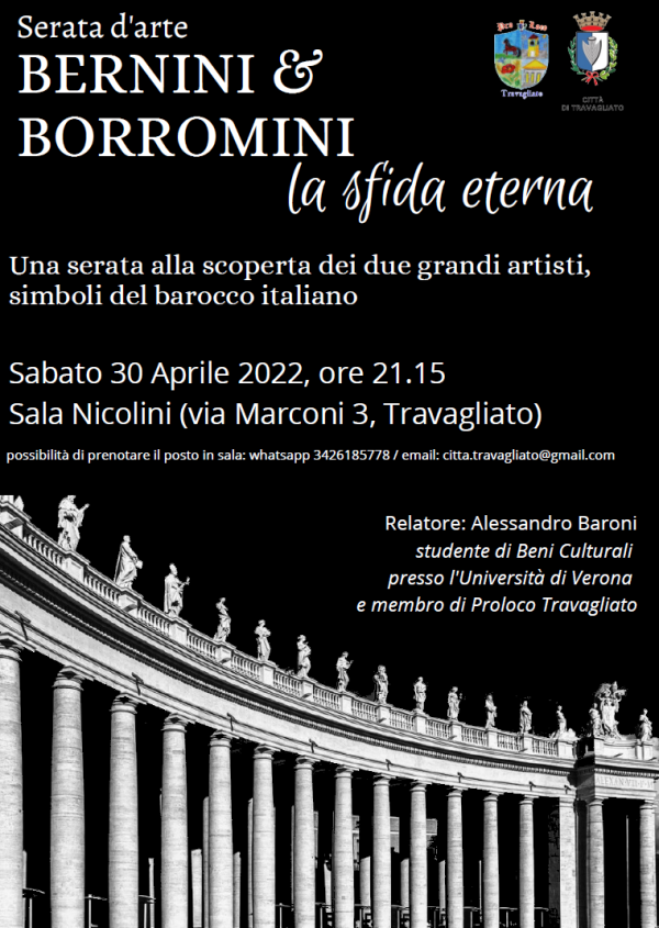 Serata d’arte BERNINI & BORROMINI