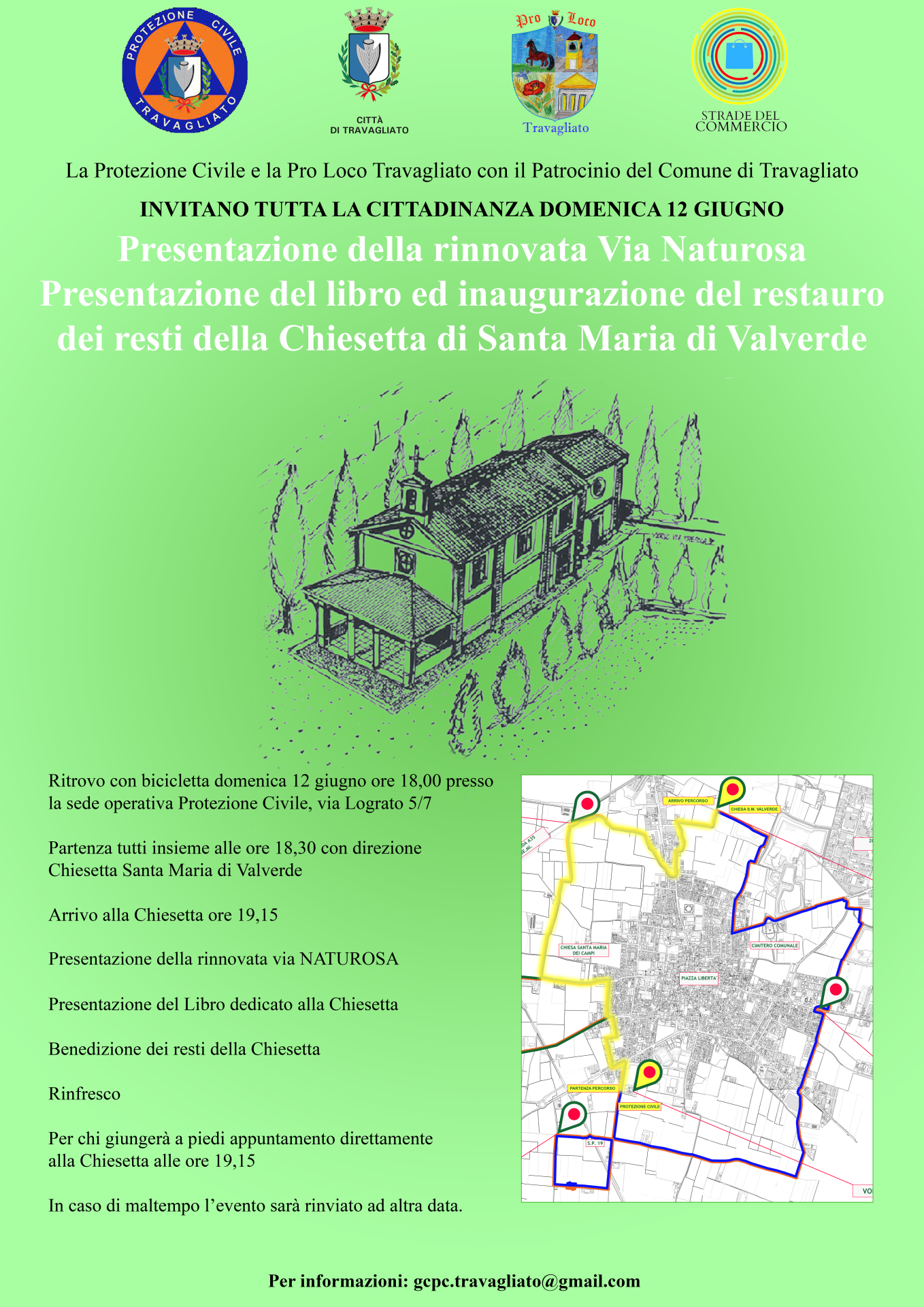 Presentazione libro Via Naturosa e Chiesetta di Valverde 2022