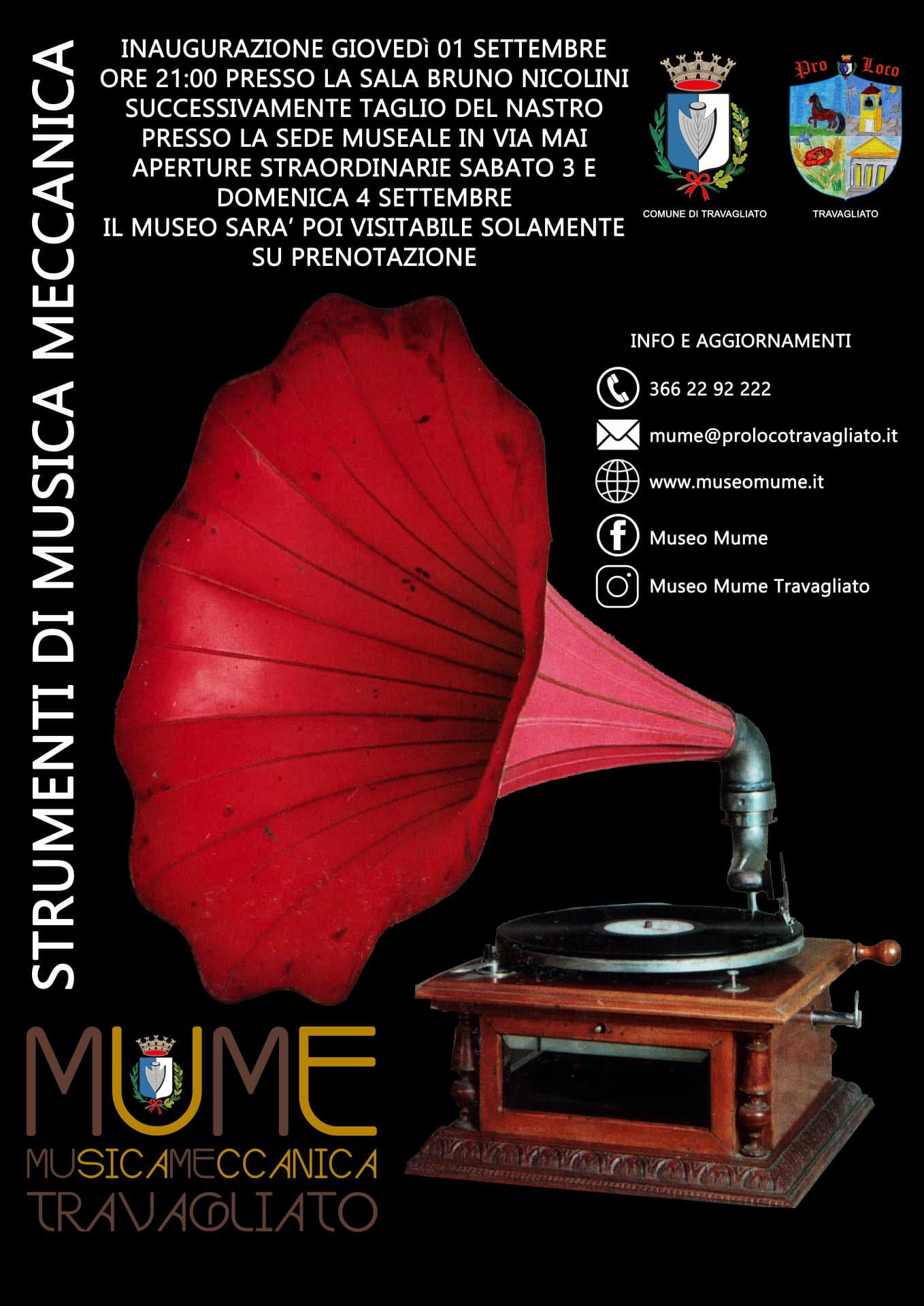 Inaugurazione Museo Musica Meccanica 2022
