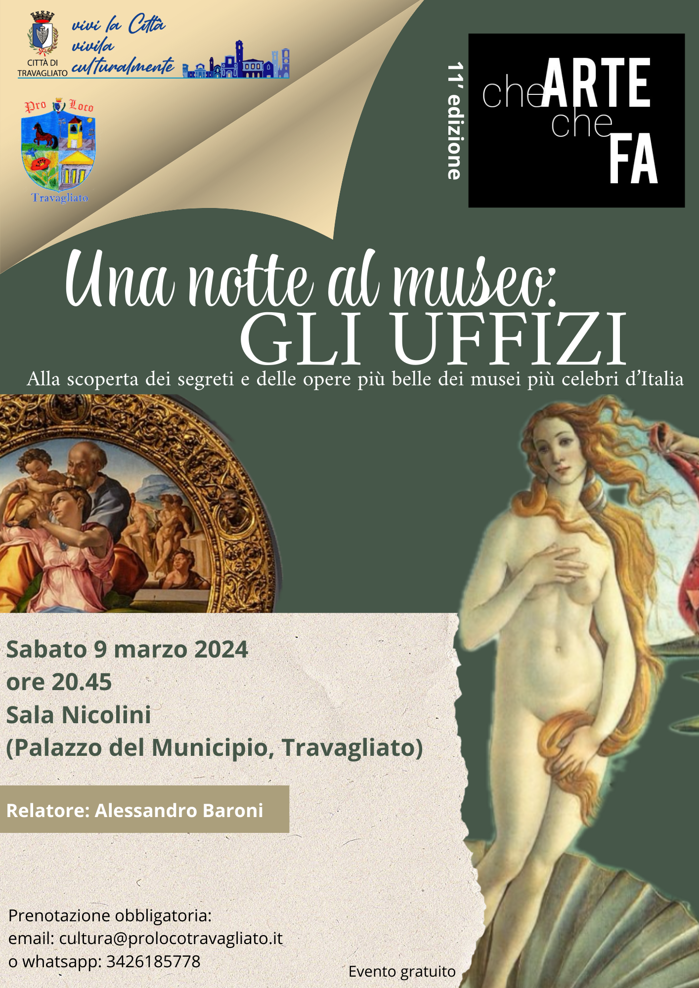 Una notte al museo: GLI UFFIZI