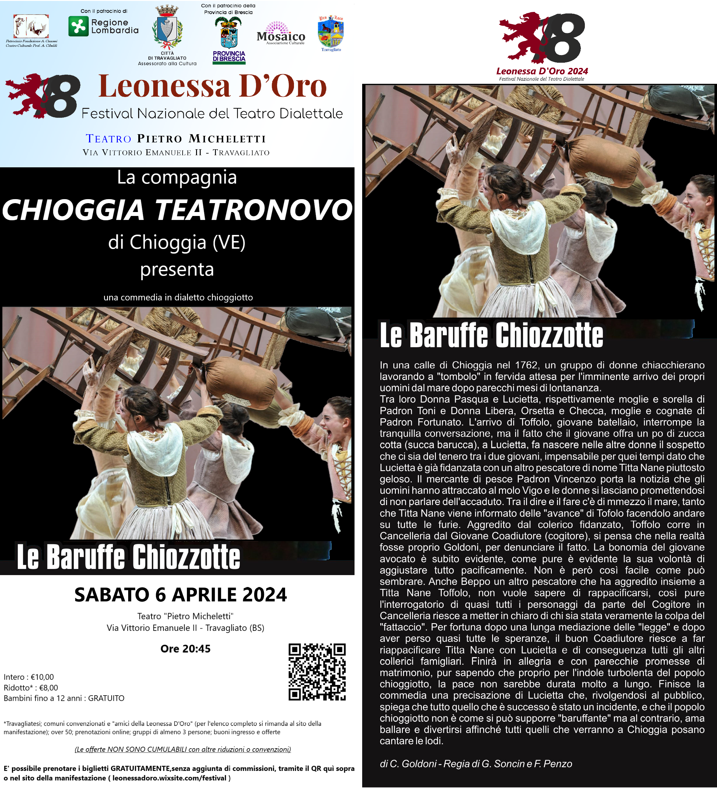 Le Baruffe Chiozzotte • Compagnia Chioggia Teatronovo